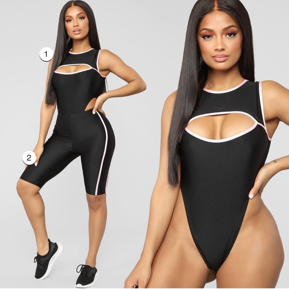 NWT Fashion nova on point short set